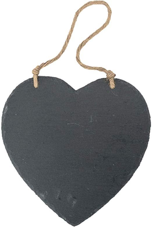 Personalized Heart Photo Slate, Hanging Keepsake, Memorial Gift