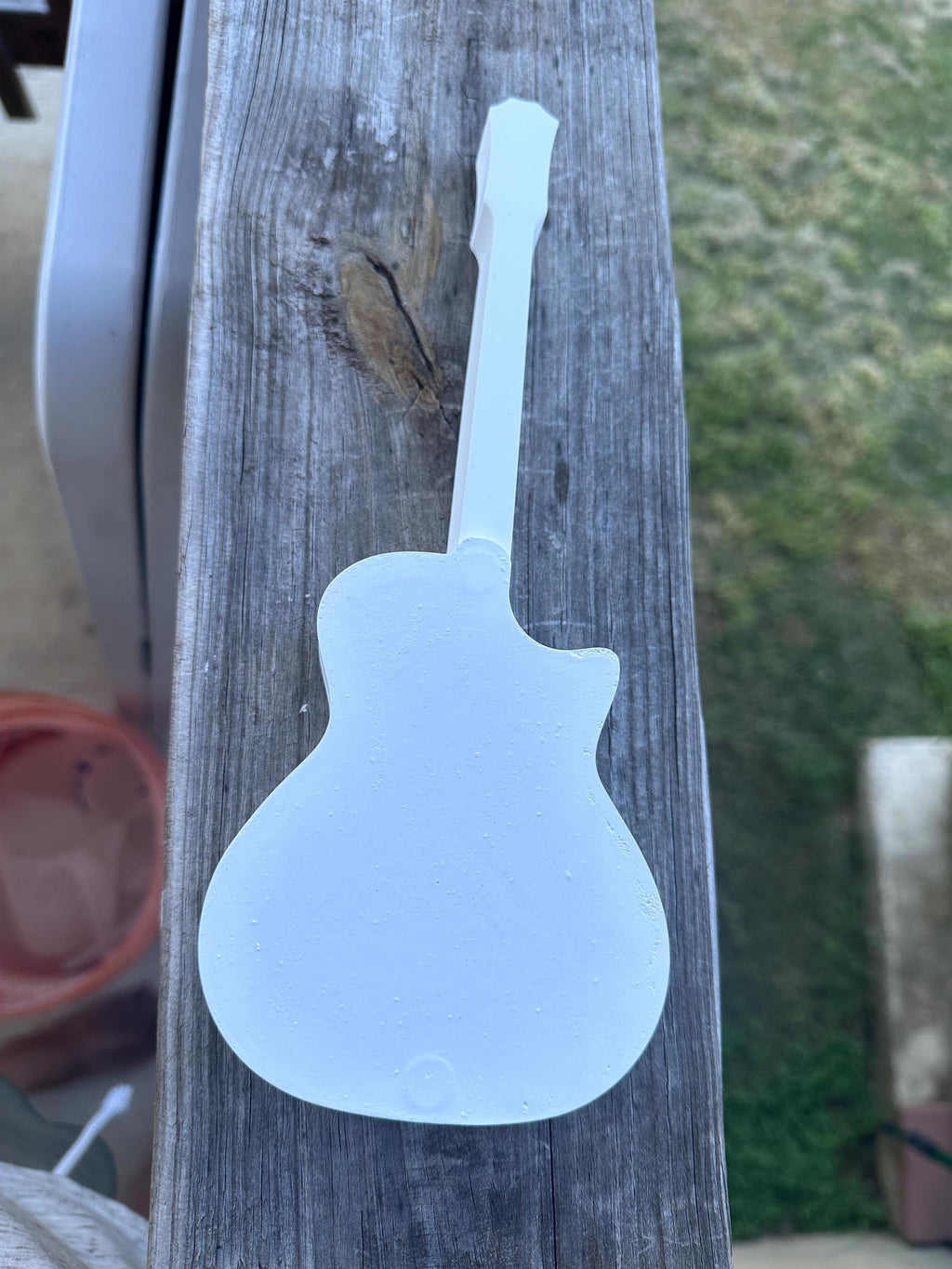 Paint Your Own Guitar Jewelry Box Kit, DIY Ceramic Craft for Kids
