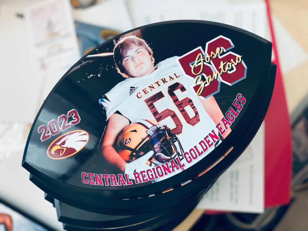Personalized Football Coach Gift, Custom Football Team Photo Plaque, Coach Appreciation Gift, End of Season Team Gift, senior plaque