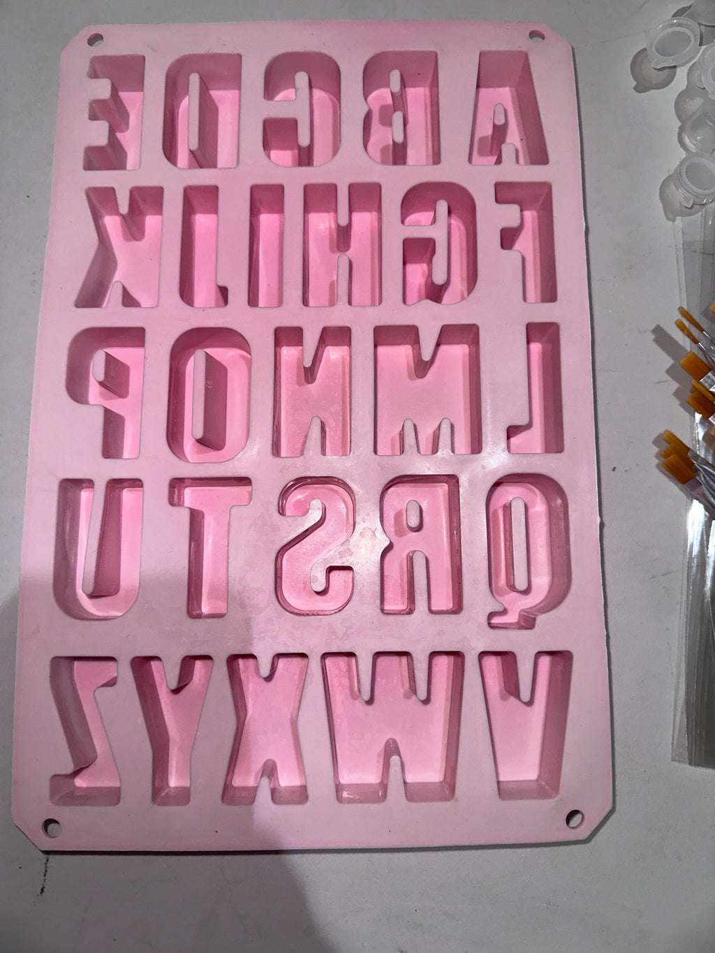 Alphabet DIY Plaster Starter Kit. Create your own party favors.