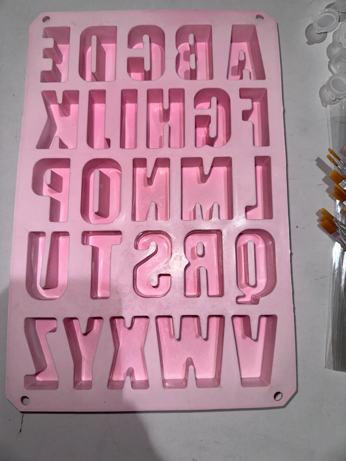 Alphabet DIY Plaster Starter Kit. Create your own party favors.