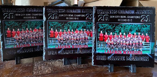 Custom Photo Sports Slate | Personalized Team Gift