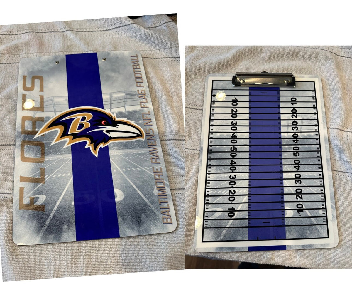 Custom Double Sided Sports Metal Clipboard | Personalized Coach Clipboard | Team Gift