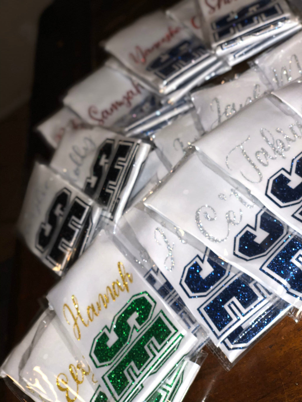 Personalized Senior Soccer Sash – Glitter Graduation Gift