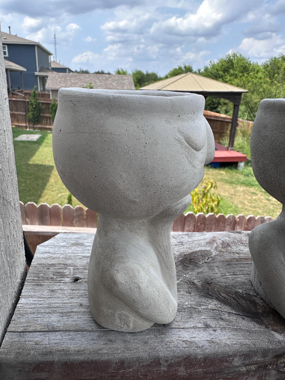Cement Face Planter, Head Planter Pot, Succulent Pot, Modern Home Decor