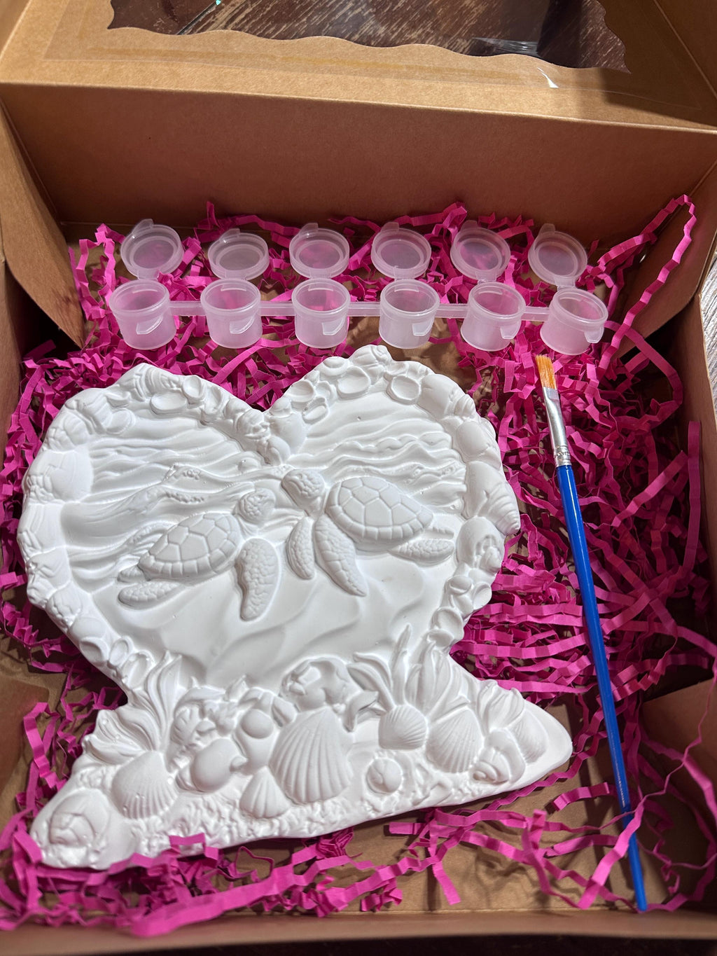 Under the Sea Turtle Coloring Kit. Paint your own Masterpiece