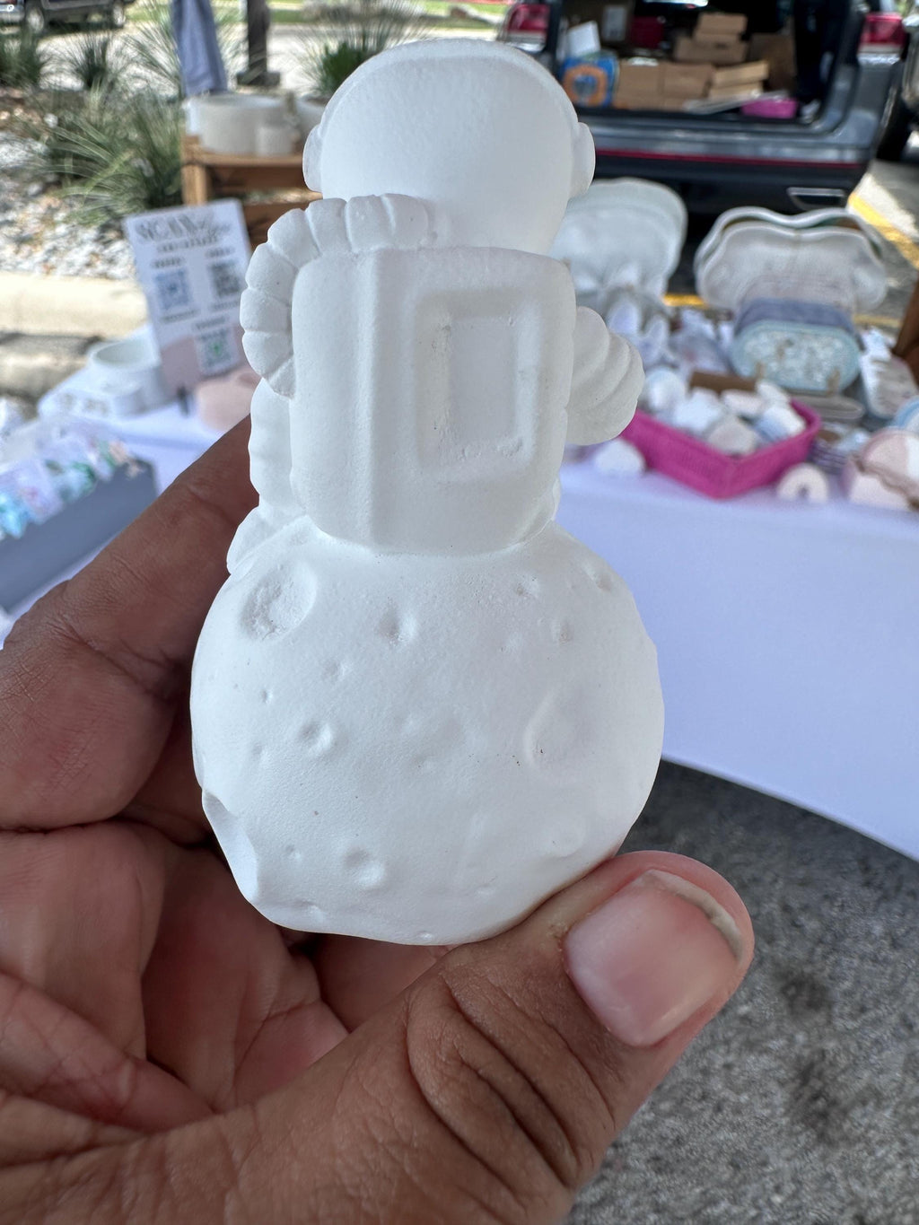 Space Ceramic Resin Coloring Kit for Kids, Paint Your Own Rocket, Astronaut & Planet, Creative Activity Gift.