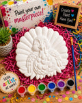Turkey Semi-dimensional Coloring Kit. Paint your own Masterpiece