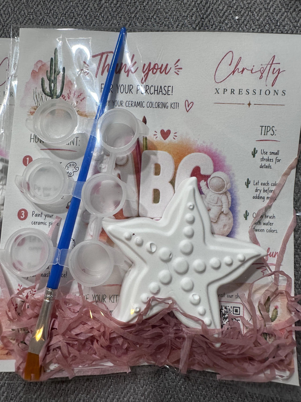 Sealife DIY Plaster Starter Kit. Create your own party favors.