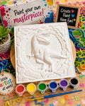Paint Your Own Dinosaur Kit, T-Rex Craft Activity, Kids Ceramic Painting Kit