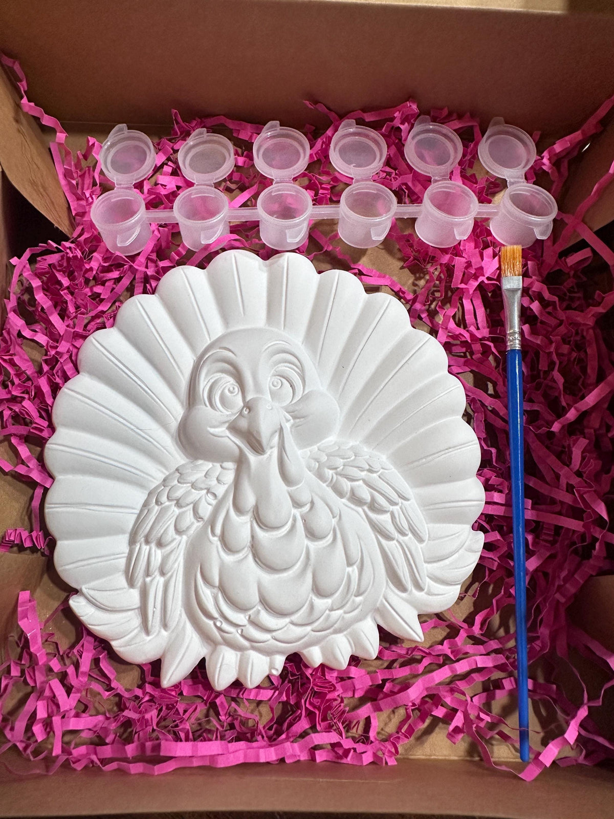 Turkey Semi-dimensional Coloring Kit. Paint your own Masterpiece