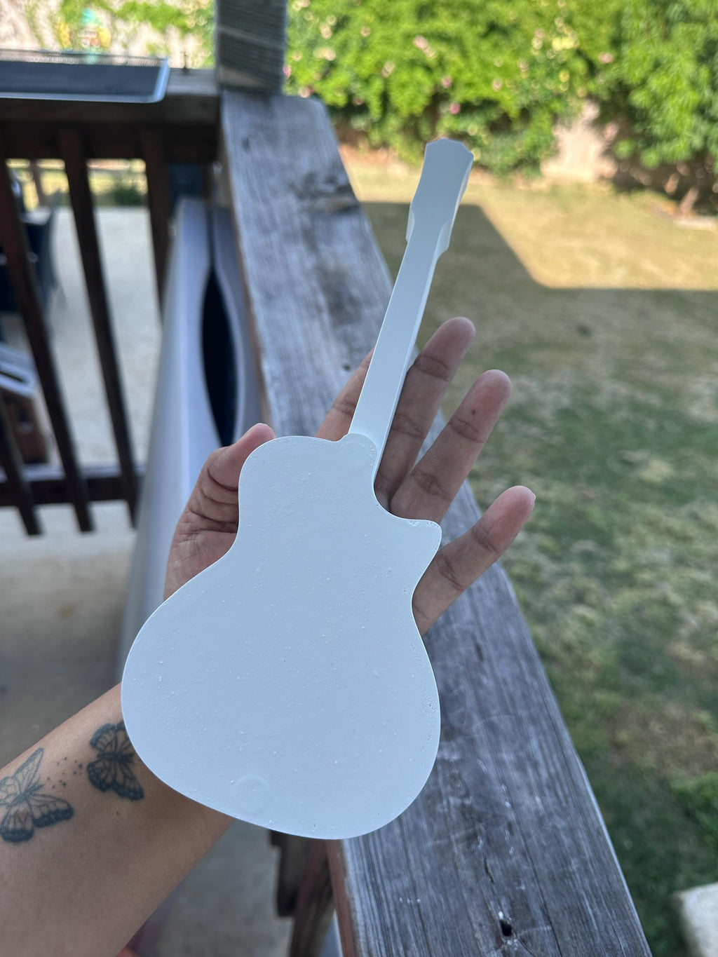Paint Your Own Guitar Jewelry Box Kit, DIY Ceramic Craft for Kids