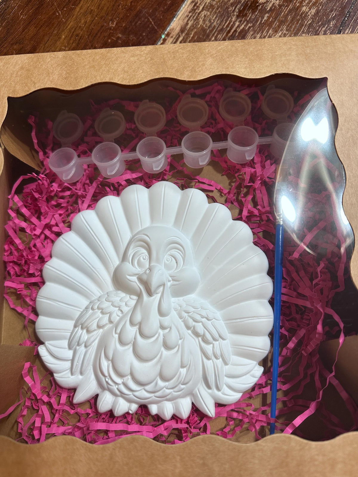 Turkey Semi-dimensional Coloring Kit. Paint your own Masterpiece