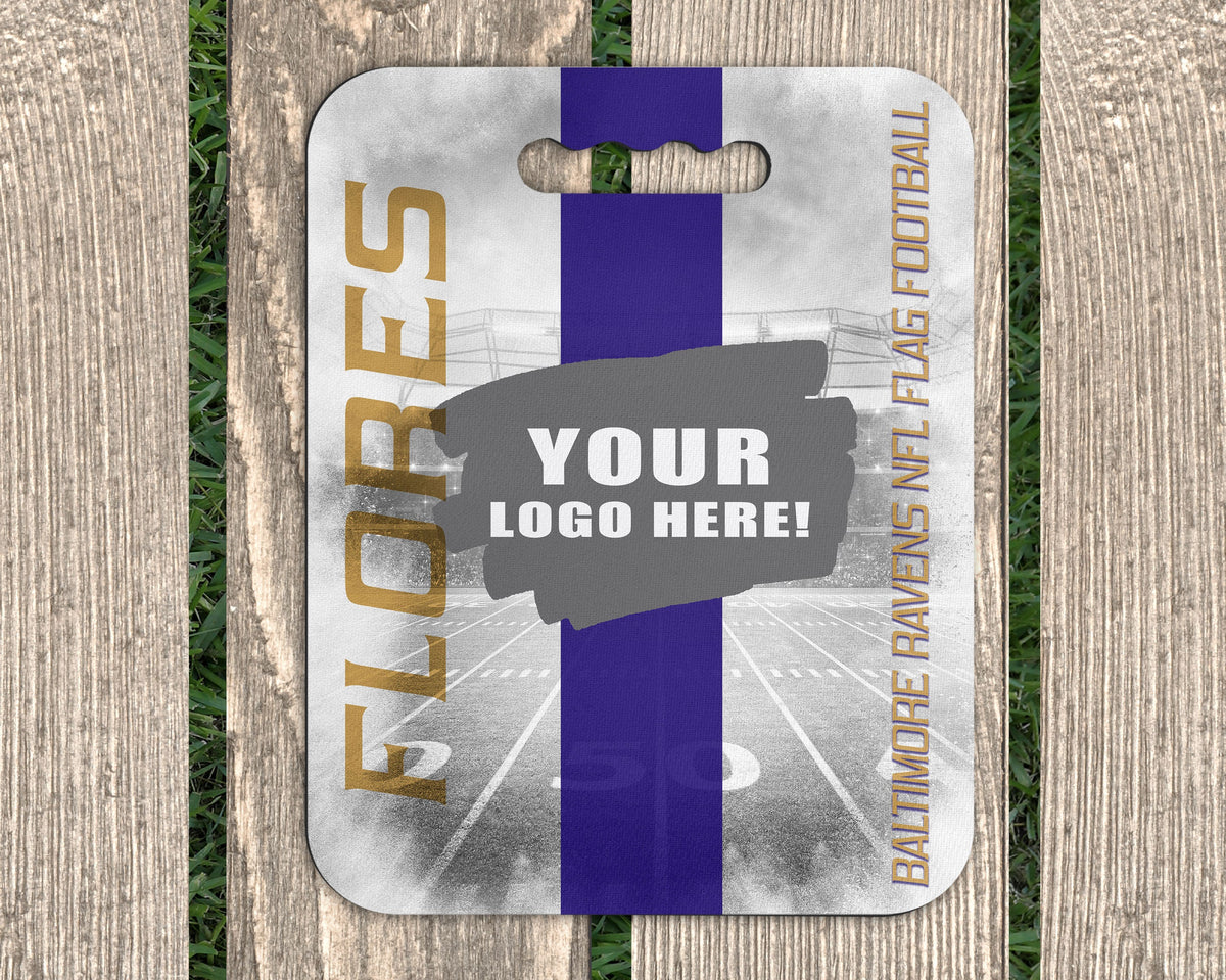 Customized Stadium Seat Cushion. Great for any parent/fan/friends supporting a team out in the stands. Bleacher cushions. Pick your sport