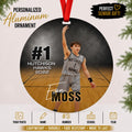 Personalized Basketball Ornament, Senior Player Gift