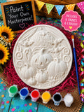 Halloween Pumpkin Semi-3D Coloring Kit. Paint your own