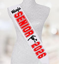 Custom Senior Sash – Glitter Dance, Cheer, or Team Sash