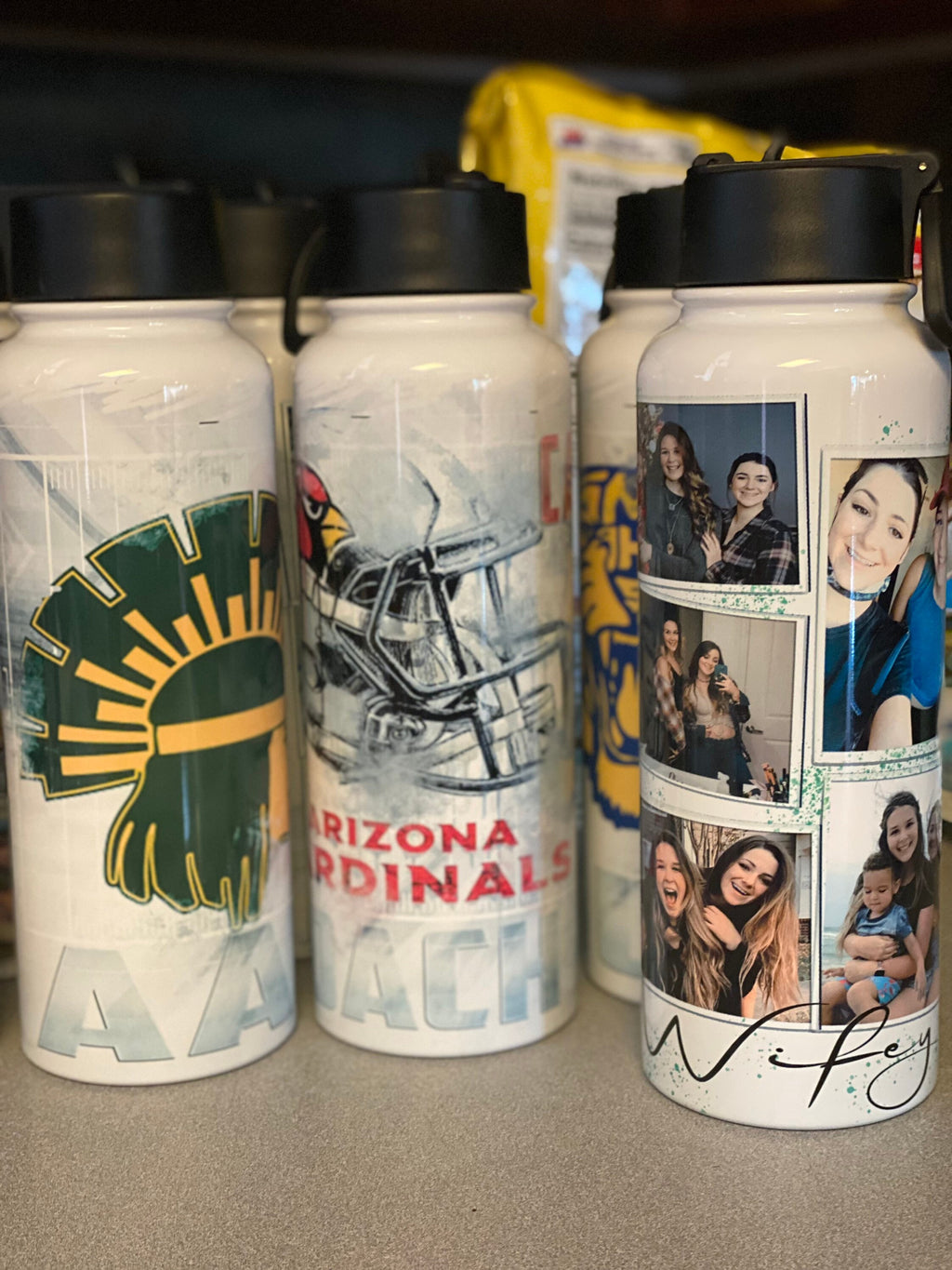 Personalized 40oz Hydro Bottle or 30oz Tumbler, Custom Photo Drinkware
