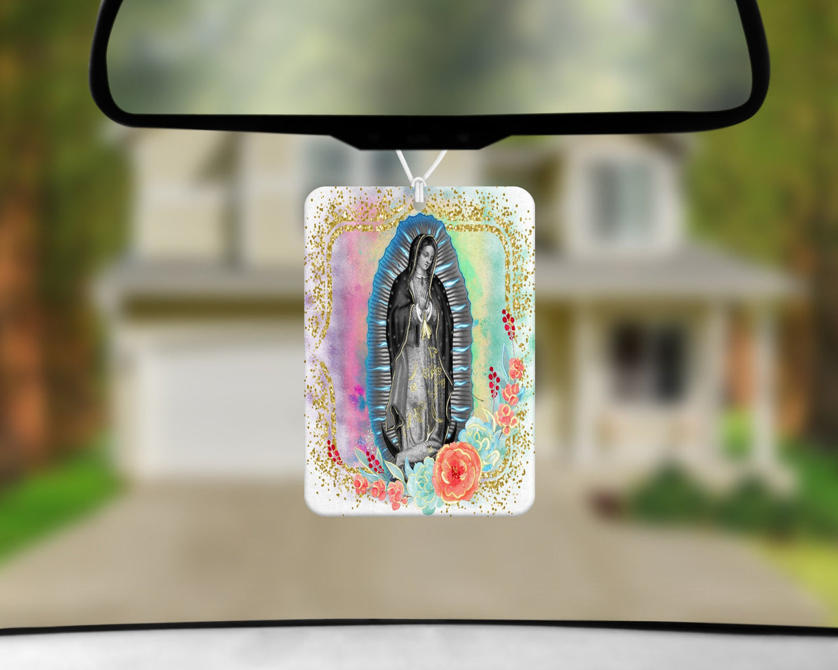 Virgin De Guadalupe Car Freshener, Felt Car Accessory