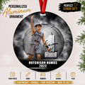 Personalized Basketball Ornament, Senior Team Gift, Photo Keepsake