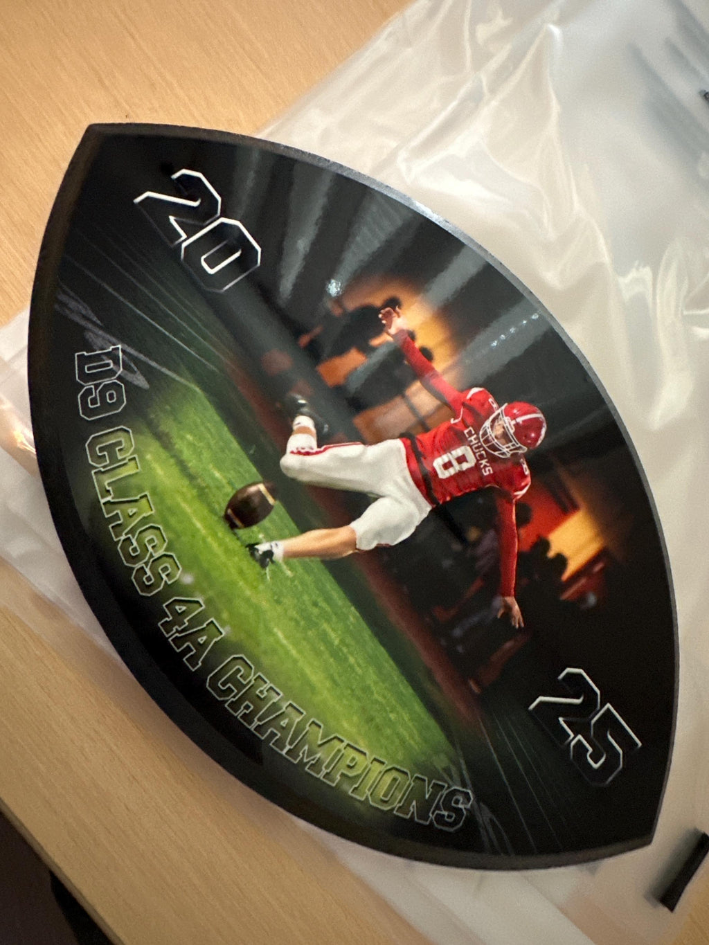 Personalized Football Coach Gift, Custom Football Team Photo Plaque, Coach Appreciation Gift, End of Season Team Gift, senior plaque