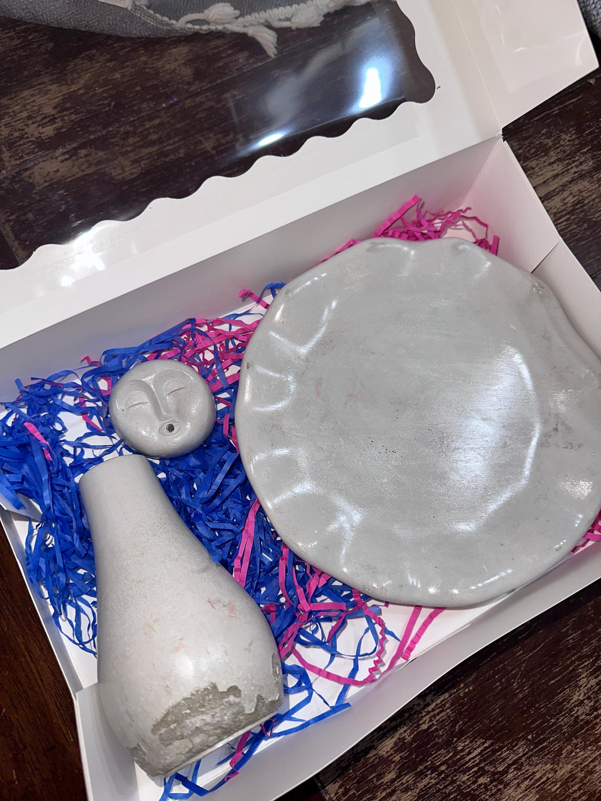 Ceramic Incense Holder Set, Handmade Ash Catcher Tray, Zen Home Decor, Meditation Gift