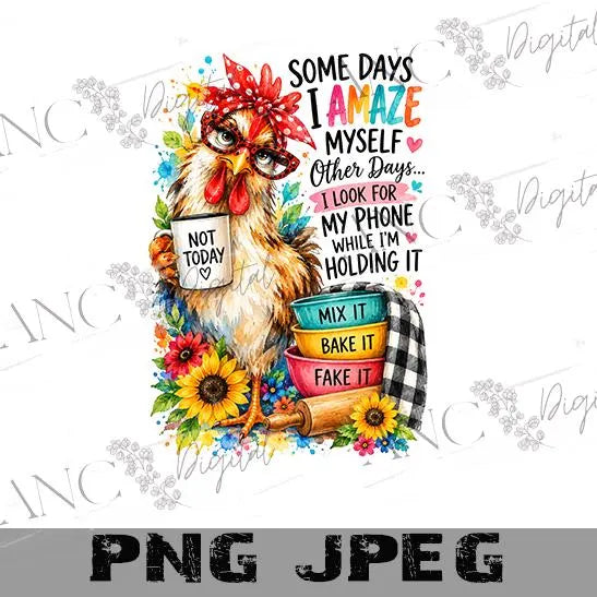 Funny Chicken Sublimation PNG, Crazy Chicken Kitchen Design, Farmhouse Chicken PNG, Funny Farmhouse Saying, Chicken Lady Digital Download
