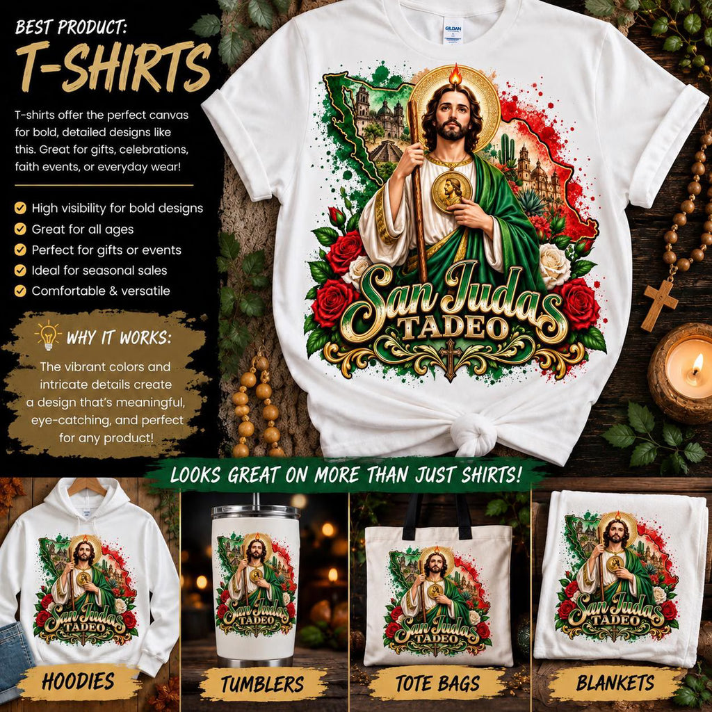 San Judas Tadeo PNG, Mexico Sublimation Design, San Judas Tadeo Mexico PNG, Mexican Catholic PNG, Faith Shirt Design, Instant Download