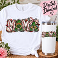 Baseball MAMA PNG | Baseball Mom Sublimation Design | Sports Mama | Baseball Bow Design | Mom Shirt PNG | Digital Download