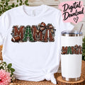 Football MAMA PNG | Football Mom Sublimation Design | Sports Mama | Football Bow Design | Mom Shirt PNG | Digital Download