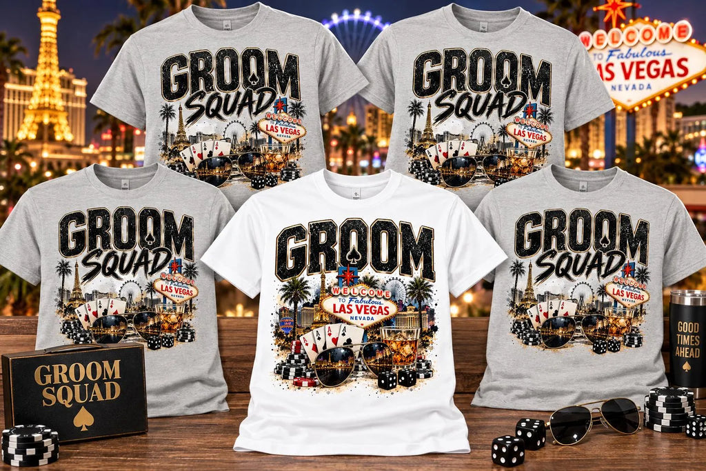 Groom Squad Las Vegas PNG, Vegas Bachelor Party Shirt Design, Groom Squad Sublimation PNG, Las Vegas Wedding Party Digital Download