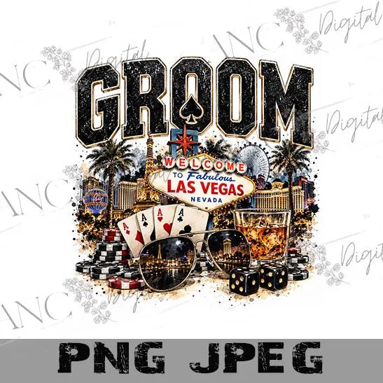 Groom Squad Las Vegas PNG, Vegas Bachelor Party Shirt Design, Groom Squad Sublimation PNG, Las Vegas Wedding Party Digital Download