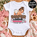 Diaper Loading PNG | Funny Baby Sublimation Design | Leopard Baby Girl PNG | Newborn Onesie Design | Digital Download