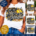 Wildcats Softball PNG, Wildcats Sublimation Design, Softball Mom PNG, Wildcat Mascot PNG, Team Spirit Digital Download
