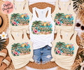 Bride Squad Beach PNG Bundle, Bride Sublimation Design, Beach Bachelorette Party PNG, Tropical Bridal Party Digital Download