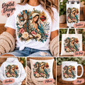Catholic Sublimation PNG, Virgin Mary PNG, Faith Over Fear Design, Christian Shirt PNG, Religious Digital Download