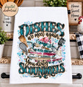 Dishes We Meet Again PNG, Funny Kitchen Sublimation Design, You Dirty Scoundrels PNG, Dish Towel Design, Kitchen Humor Digital Download