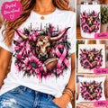 Longhorn Football Breast Cancer PNG, Pink Ribbon Football Sublimation, Longhorn Cancer Awareness Design, October Football PNG