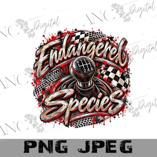 Endangered Species Manual Transmission PNG, Stick Shift Sublimation Design, Gear Shift Car PNG, Car Guy Digital Download