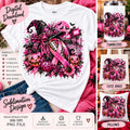 Breast Cancer Football PNG, Halloween Pink Out Sublimation, Pink Ribbon Football PNG, Witch Pumpkin Design, October Digital Download