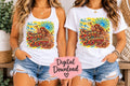 Scarlett Begonias Sublimation PNG, Deadhead Girl Digital Download, Psychedelic Boho Design, Blue Sun PNG, Retro 70s Shirt Graphic