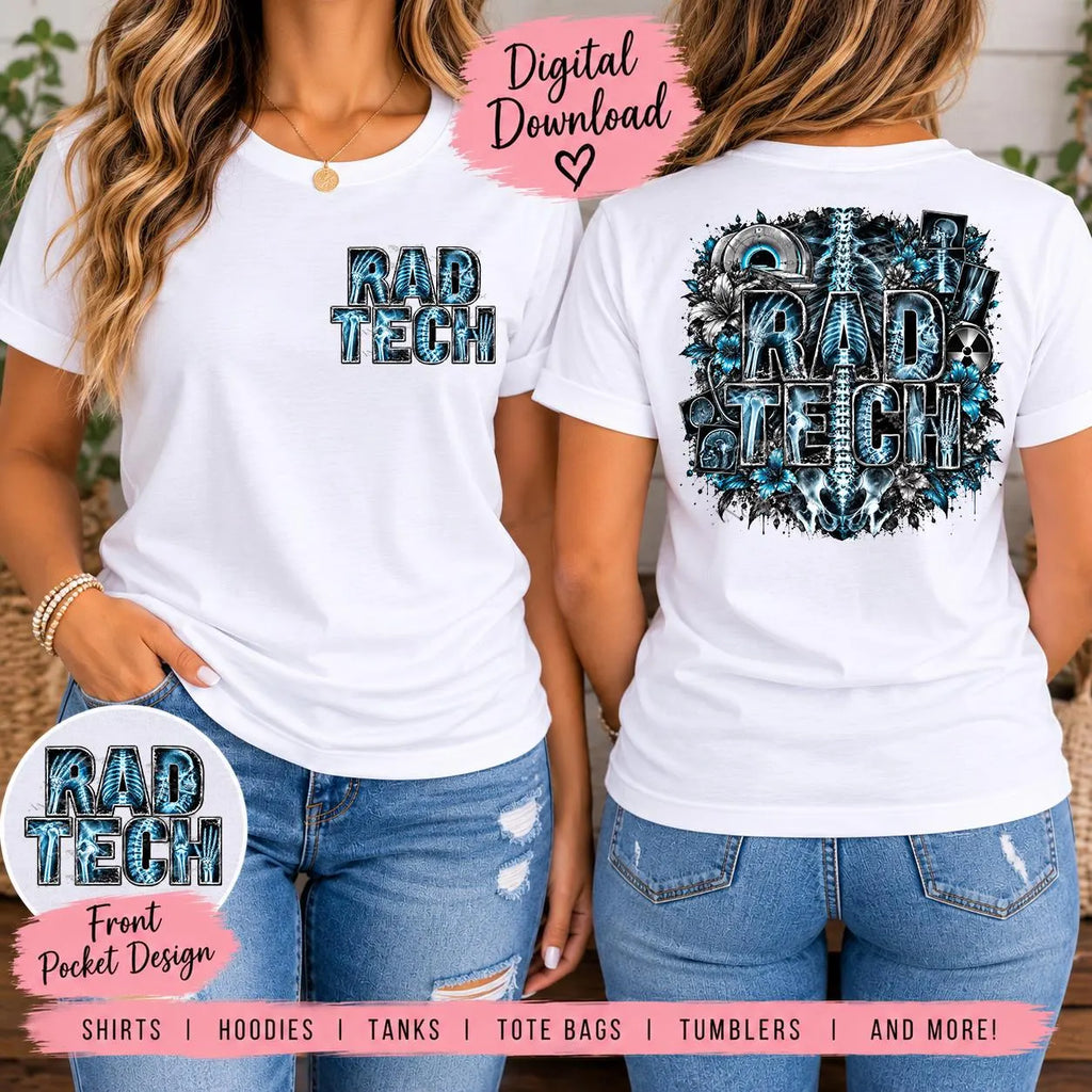 Rad Tech PNG, X-Ray Radiology Tech Sublimation, Spine Anatomy PNG, Radiologic Technologist Shirt Design, Xray Tech Digital Download