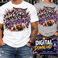 Wildcats Football PNG, Wildcats Sublimation Design, Football Mom Shirt PNG, Wildcat Mascot PNG, School Spirit Digital Download