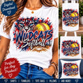 Wildcats Softball PNG, Wildcats Sublimation Design, Softball Mom PNG, Wildcat Mascot PNG, Team Spirit Digital Download