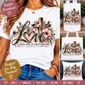 1 Corinthians 13:4-8 PNG, Love Is Patient PNG, Christian Sublimation Design, Bible Verse PNG, Faith Shirt Design, Religious Digital Download