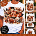 Texas Longhorn Football PNG, Burnt Orange Football Sublimation Design, Texas Bull Digital Download, Longhorn Game Day PNG