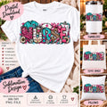 Nurse Sublimation PNG, Nurse Sketch Design, Medical Nurse PNG, Stethoscope Nurse Design, Healthcare Worker PNG, Nursing Shirt Digital
