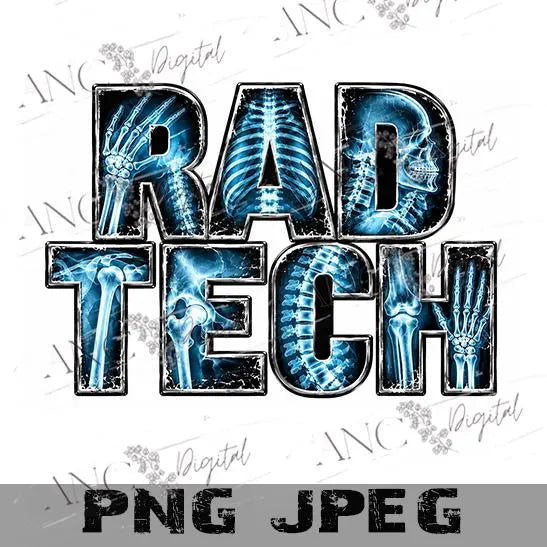 Rad Tech PNG, X-Ray Radiology Tech Sublimation, Spine Anatomy PNG, Radiologic Technologist Shirt Design, Xray Tech Digital Download